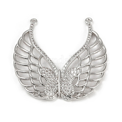 Латунные микро проложить кубического циркония подвески KK-M322-24P-1