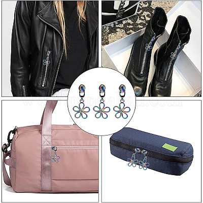 14 шт. сменные бегунки для молнии из цинкового сплава с цветком № 5 FIND-GF0005-70C-1