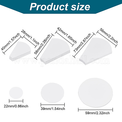 3 пакет 3 шаблона для квилтинга из бумаги DIY-GO0001-25-1