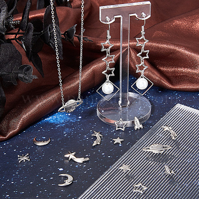 Кабошоны из цинкового сплава на космическую тему FIND-SC0011-74C-1