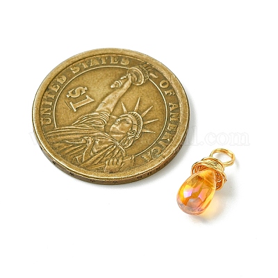 Подвеска из гальванического стекла PALLOY-JF02469-1