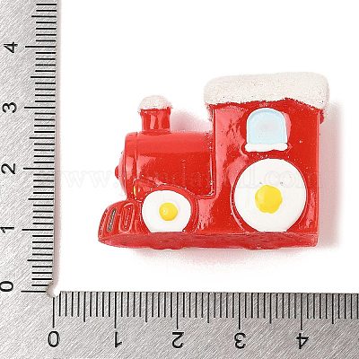 Рождественские скульптуры из смолы витрина украшения DJEW-K029-02D-1