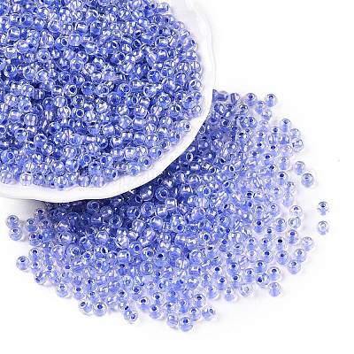 6/0 прозрачные внутри цветные стеклянные круглые бусины SEED-N006-004F-1