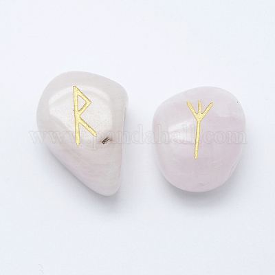 Природного розового кварца бусы G-P351-04-1