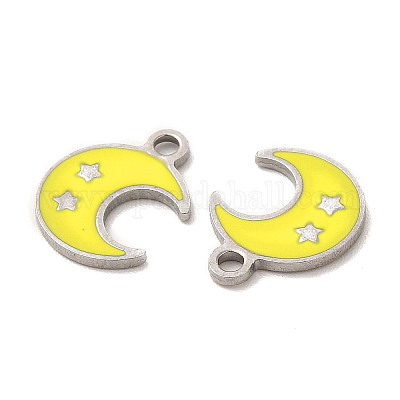 Подвески из нержавеющей стали 304 с эмалью STAS-M308-17P-02-1