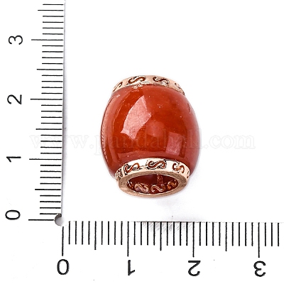 Латунные бусины из натурального мьянманского нефрита KK-Q050-05-1