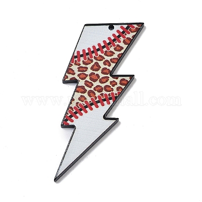 Подвески из непрозрачного акрила с двусторонней печатью FIND-D283-09H-1