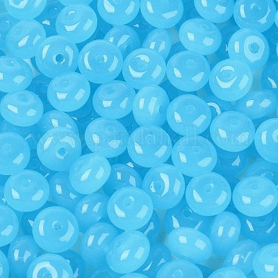 Непрозрачные цветные стеклянные бусины SEED-N007-39B-06-1