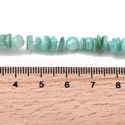 Бусины из натуральных пресноводных ракушек SHEL-B003-01B-1