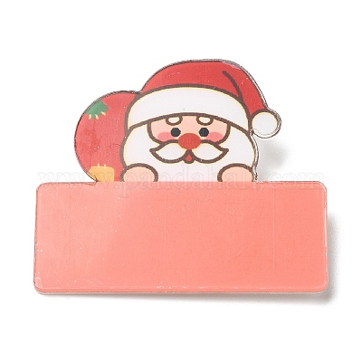 Акриловая брошь на рождественскую тематику JEWB-E024-02P-01-1