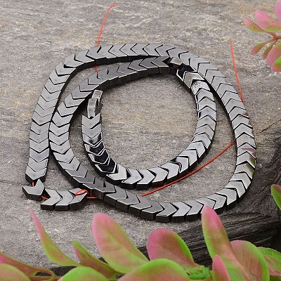 Гальванические стрелки немагнитные нити шарик синтетический гематит G-E295-10F-1