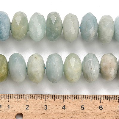 Natürliche Aquamarin Perlen Stränge&nbsp;G-H329-G01-16mm-1