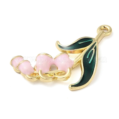 Pendentifs d'émail en alliage&nbsp;ENAM-U001-04F-G-1