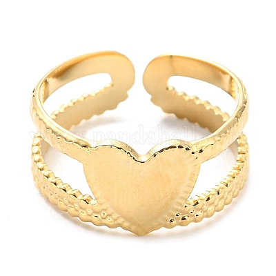 Кольцо-манжета из нержавеющей стали 304 для женщин RJEW-C016-14G-1