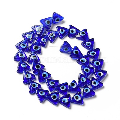 Сглаз ручной работы бусины лэмпворк пряди LAMP-G154-05C-1