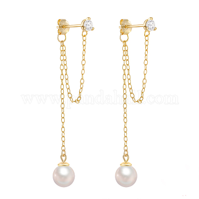 Элегантные круглые серьги-гвоздики с кисточками из стерлингового серебра s925 SM9441-1-1