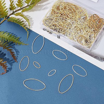 Латунные соединительные колечки&nbsp;KK-OC0001-12-1