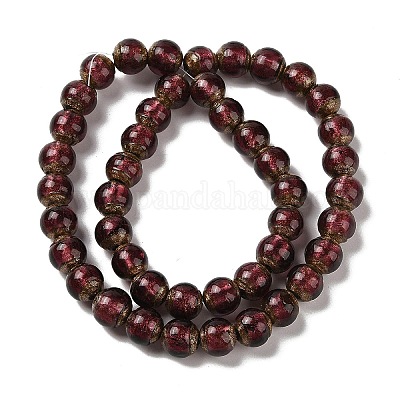 Ручной золотой песок бусины бисер нитей LAMP-P062-01B-1