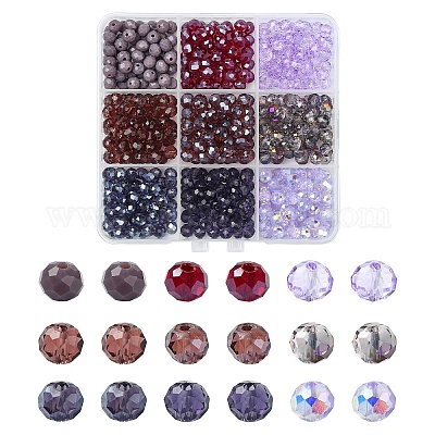 9 стиль стеклянных бусин&nbsp;EGLA-YW0003-83-1