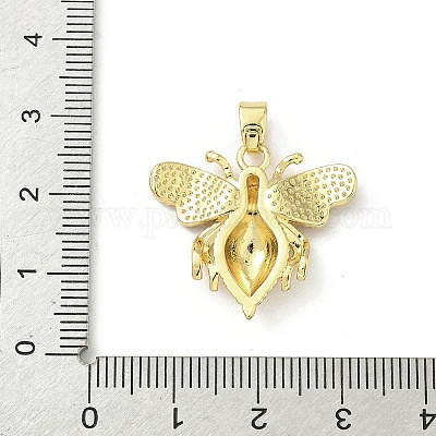 Латунные микро проложить кубического циркония подвески KK-F905-19G-01-1