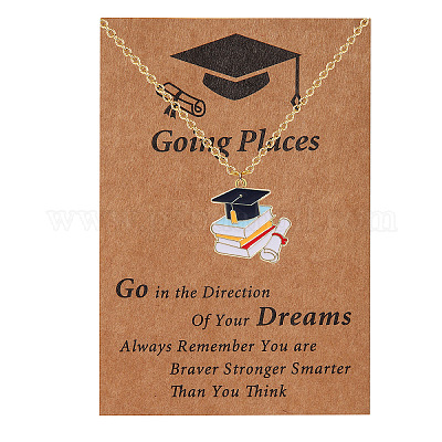 Ожерелья из сплава с подвеской на тему выпускного FS-WGD71B9-02-1