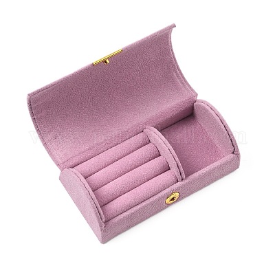 Арочные бархатные коробки для хранения комплектов ювелирных изделий CON-R031-01B-1