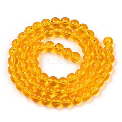 Прозрачные стеклянные бусины X-GLAA-T032-T6mm-11-1