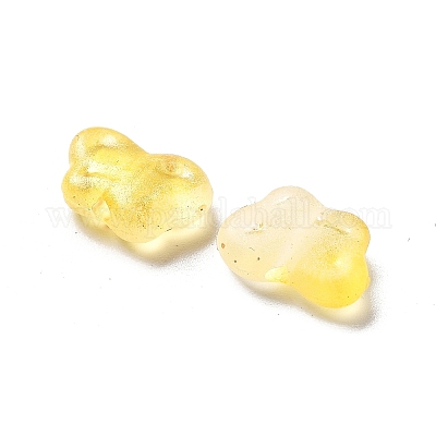 Прозрачные акриловые бусины градиентного цвета OACR-M023-05B-1