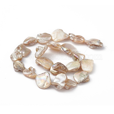 Ab цветные нити из натуральных пресноводных ракушек BSHE-G033-03B-1