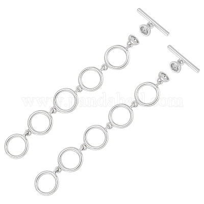 2шт латунные застежки KK-BC0014-78P-1