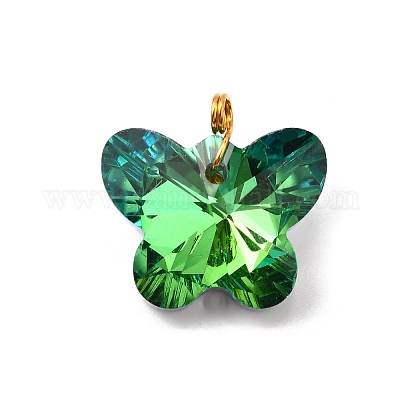 10 шт. граненые стеклянные подвески PALLOY-JF04063-01-1