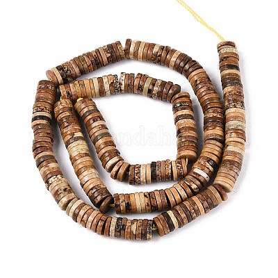 Естественного изображения яшмы бисер нитей G-T142-6mm-09-1