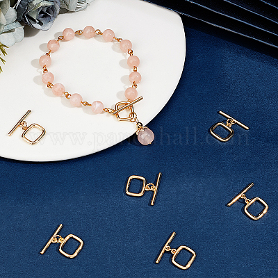 10 комплект латунных застежек-тоглов KK-BBC0015-84-1