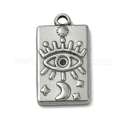 Подвеска из нержавеющей стали 304 со стразами STAS-P422-07P-1