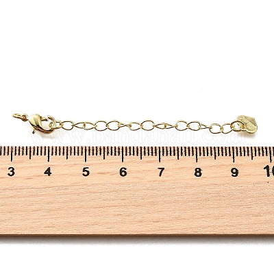 Латунный микропаве кубический цирконий с цепочкой KK-V011-27G-1