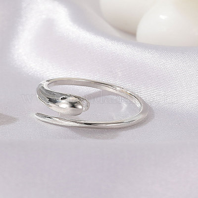 Кольца-манжеты из змеиной латуни с микропаве из кубического циркония FS-WG5D2E3-12-1