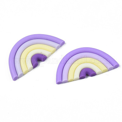 Кабошоны из полимерной глины ручной работы CLAY-N010-030-07-1