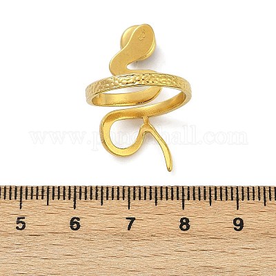 Кольца-манжеты из нержавеющей стали 316 с натуральными смешанными драгоценными камнями RJEW-Z098-01G-07-1