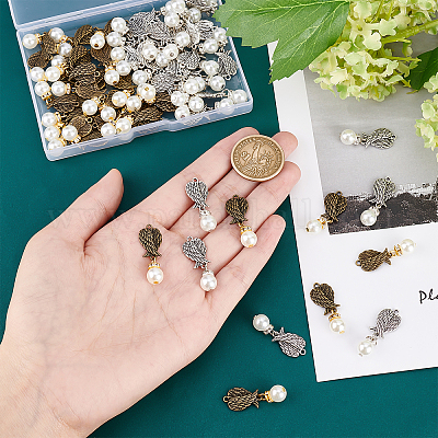 60 шт. подвеска из сплава в тибетском стиле 2 цвета AJEW-PH0003-86-1