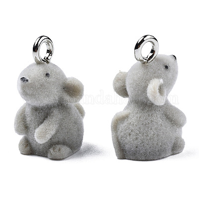 Кулоны из флокированной смолы X-RESI-N032-06-1