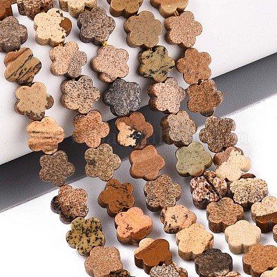 Естественного изображения яшмы бисер нитей G-N257-24A-08-1