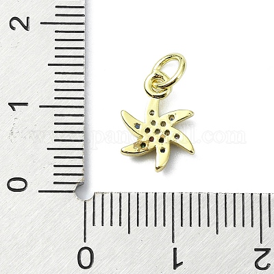 Латунные подвески из микро-паве KK-H475-19G-02-1