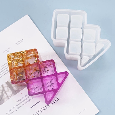 7 отсек для хранения губной помады силиконовые Молды DIY-D049-03-1