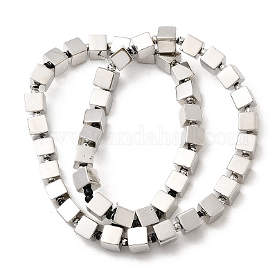 Стеклянные бусины с гальваническим покрытием  EGLA-F166-03A-P-1