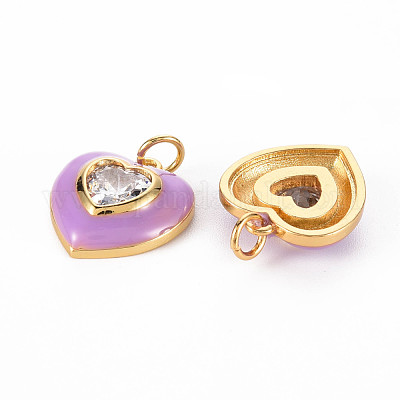 Латунь эмаль подвески KK-T013-15C-NF-1