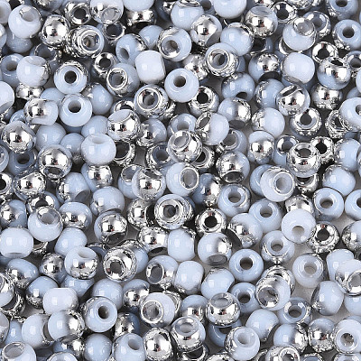 6/0 полупокрытая стеклянная бусина SEED-N008-04E-1