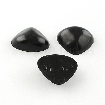 20/50pcs 5-20mm Eyeball Nose Doll Accessories Black Plastic Plush