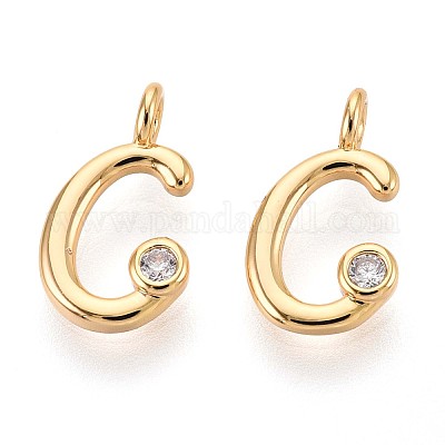 Латунные микро проложить кубического циркония подвески KK-N263-97G-C-1