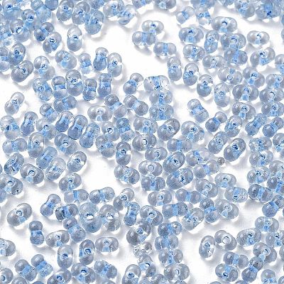 Светящиеся стеклянные бусины&nbsp;SEED-A033-07G-1