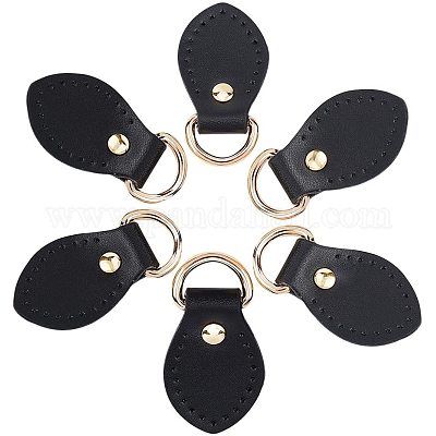 6 pcs Leather Zipper Pull Zipper Tags Fixer Pull Replacement